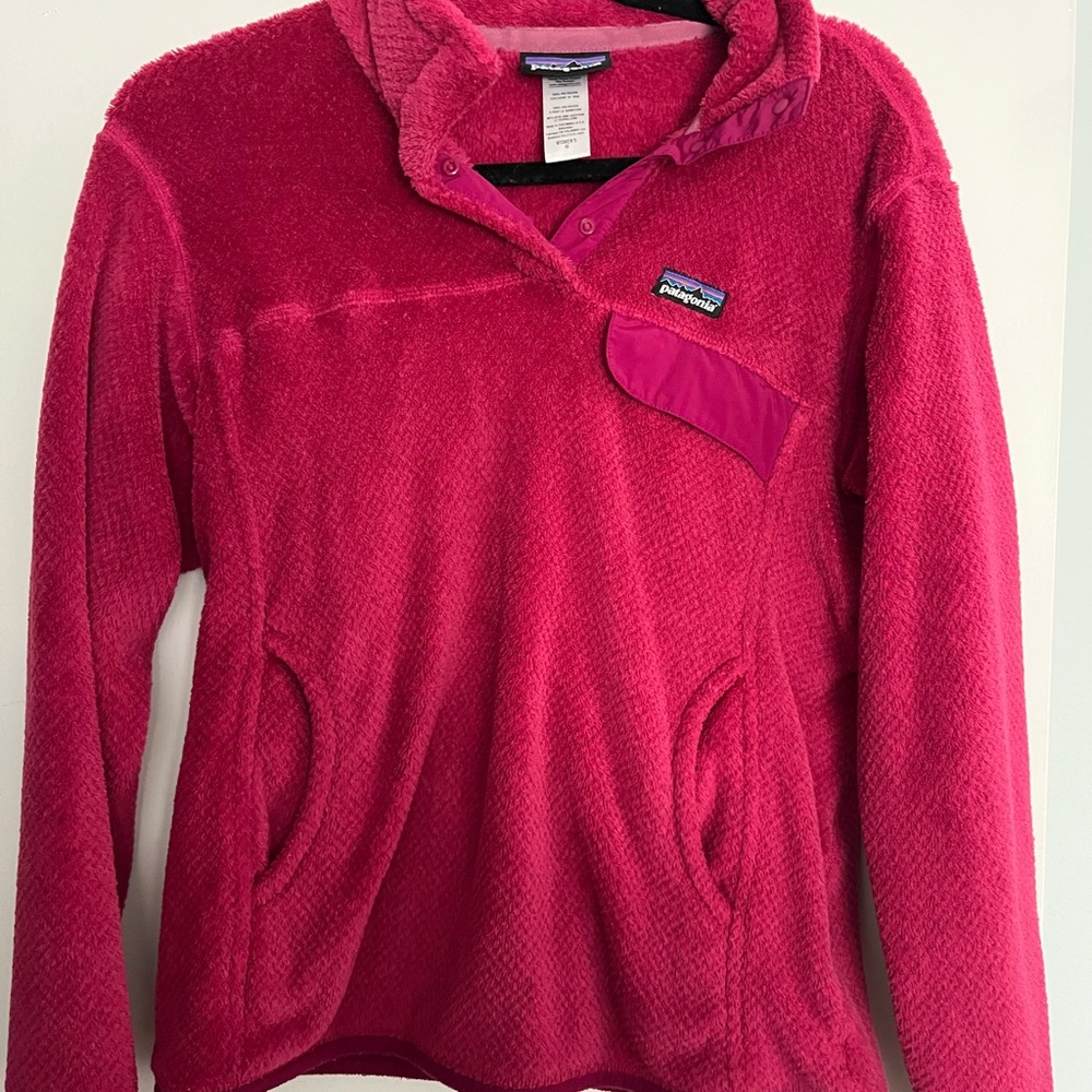 Patagonia Pink Fleece Pullover